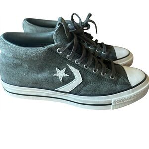 Converse All Star Shoes - Cave Green Star Player 76 Mid